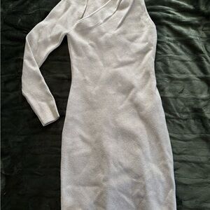 Abercrombie & Fitch One-Shoulder Sweater Dress